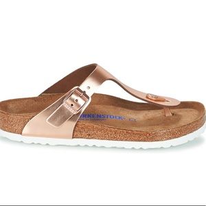 Birkenstock Gizeh Rose Gold size 39